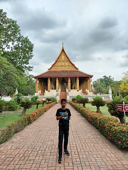 มุขด้านหน้าหอพระแก้ว