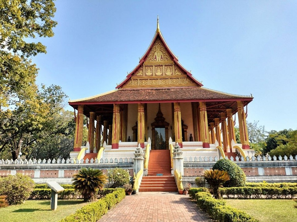 ด้านหน้าหอพระแก้ว